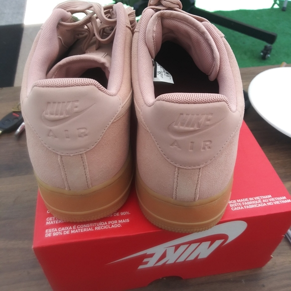 AF 1 mens 13 Pink Gum Sude - Picture 3 of 5